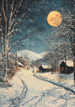 " ФРЕЯ" Пазл 1000 элемент. PZL- 1000/ 88 Январская ночь