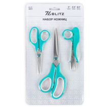 Ножницы " BLITZ" BSN- 01 для шитья и рукоделия набор в блистере 3 предмета