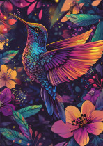 " ФРЕЯ" Пазл 1000 элемент. PZL- 1000/ 99 Колибри в волшебном саду