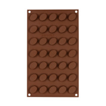 Форма силиконовая "S-CHIEF" для конфет SPC-0136 29.7 x 17.5 x 1 см "овальные" - 35 ячеек