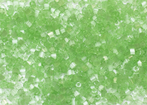 Бисер Чехия сатиновая рубка 10/0 50г 05161 светло-зеленый