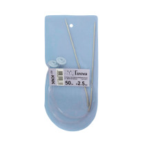 Спицы  GAMMA раздельные на леске KNK металл d 2. 5 мм 50 см с фиксатором