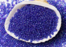 Бисер Япония MIYUKI Seed Beads 15/0 5г 0177 кобальт прозрачный радужный