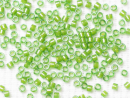 Бисер Япония MIYUKI Delica цилиндрический 11/0 5г DB-0274 зеленый лайм с цветной линией